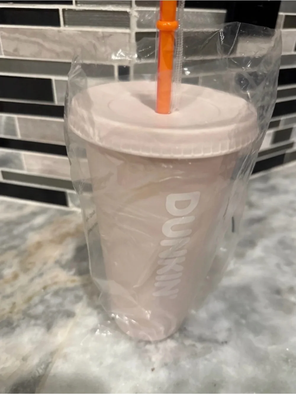 Parke X Dunkin Cup with Straw